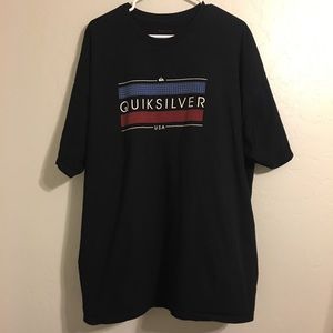Like NEW QUIKSILVER MENS BLACK TSHIRT! Size XXL!